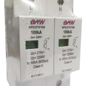 Protector Descargas Atmosfericas 2p 100ka Sobretension Baw