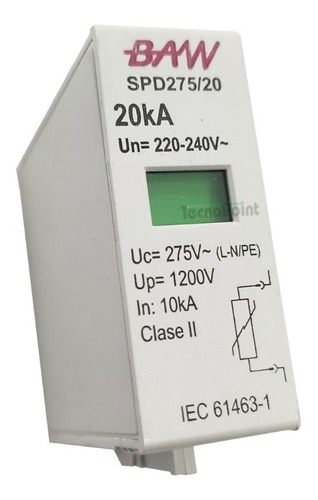 Protector Spd275/20-c Descargas 275v 20ka Sobretension Baw