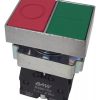 Pulsador Doble Verde Rasante Na Rojo Rasante Nc