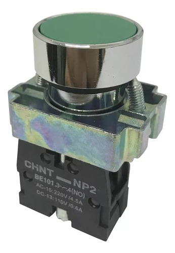 Pulsador Rasante Na Verde 22mm Np2-ba31 -ch
