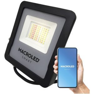 Reflector Ip65 20w Smart Rgb+w Apps Alexa Google Siri Macro