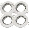 Spot De Embutir Movil 8cm Para Dicroica Led Pack X 4