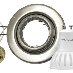 SPOT DE EMBUTIR DICROICO COMPLETO CON MOVIMIENTO COLOR PLATIL FERROLUX