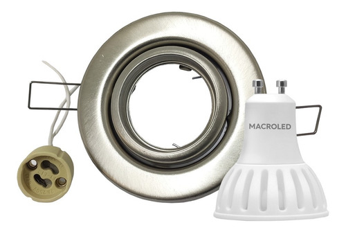 SPOT DE EMBUTIR DICROICO COMPLETO CON MOVIMIENTO COLOR PLATIL FERROLUX