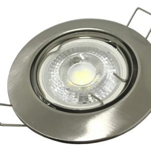 Spot Embutir Platil Móvil Dicroica 7w + Zocalo Gu10 Completo