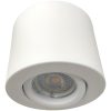 Spot Plafón Aplique Blanco Redondo Móvil P/ Dicro Led Gu10