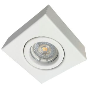 Spot Semi Embutido Cuadrad Móvil Para Dicroica Led Gu10 220v
