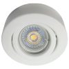 Spot Semi Embutido Redondo Móvil Para Dicroica Led Gu10 220v