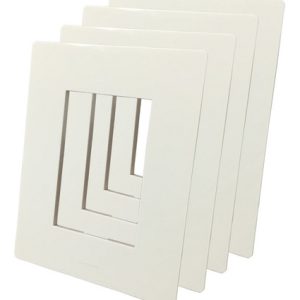 Tapa Linea Arte 4 Modulos Color Blanco Cambre Pack X 4