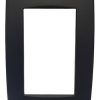 Tapa Llave De Luz Teclastar Linea Piano Negro Tecnopoint