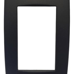 Tapa Llave De Luz Teclastar Linea Piano Negro Tecnopoint