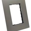 Tapa + Bastidor Plata Linea Minimal Teclastar Tecnopoint