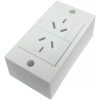 Toma Doble Exterior 10amp X Toma Cambre Tecnopoint