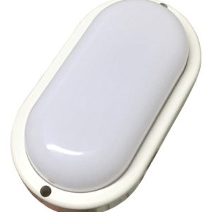 Tortuga Oval Led Exterior Blanco Intemperie Led 12w 220v