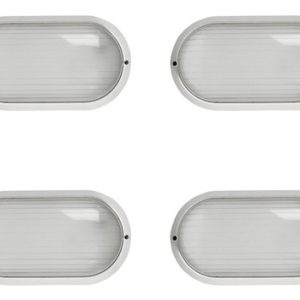 Tortuga Pvc Ovalada Esmerilada Lisa Exterior City Pack X 4