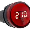 Voltimetro Digital Rojo Ojo De Buey Baw