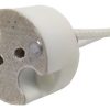 Zocalo Para Dicroica O Bipin 12v/220v Gu5.3 Con Cable