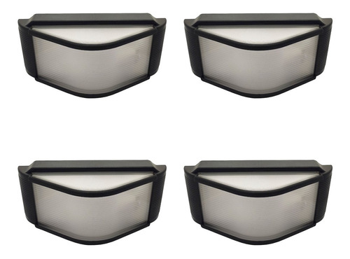 Aplique Pared Farfon 2 Tortuga Moderno P/ Exterior Pack X 4