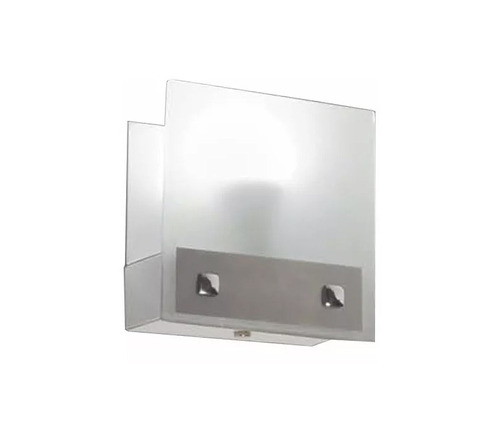 Aplique 1 Luz Sevilla, Apto Led E27, Acero Inoxidable Ap-108