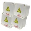 Caja De Pase Estanca 75x75x55 Camara Empalme Pack X4