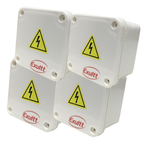 Caja De Pase Estanca 75x75x55 Camara Empalme Pack X4