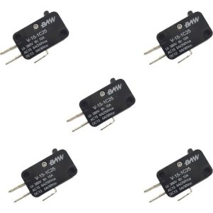 Pack X 5 Microswitch Por Piston Corto Baw V-15-1c25