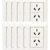 Llave Cambre Siglo Xxii 22 Toma + Toma Tapa Pack X 10un
