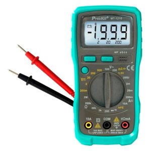 Tester Digital Mt-1210 Proskit C/ Luz De Fondo Profesional