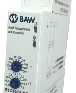 Rele Temporizado A La Conexion 5a 220v Baw Rtc100h-mb