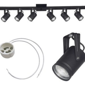 Aplique Techo Barral Slim 1,7 Mts 8 Spots Para Dicroica Led
