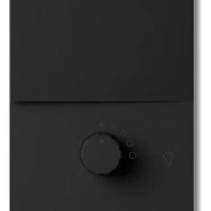 Llave Luz Milan Punto Y Dimmer Led Bastidor Metal Macroled