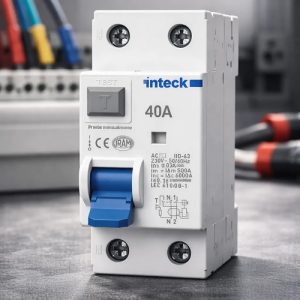 Disyuntor Diferencial Bipolar 2x40amp 30ma Ac 6ka Inteck