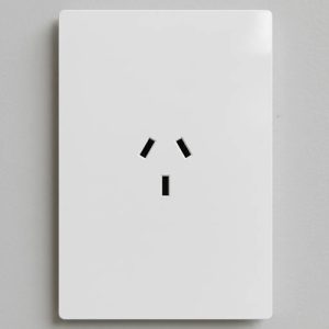 Pack X 10 Tomacorriente 1 Toma Simple Blanco Milan Macroled Blanco