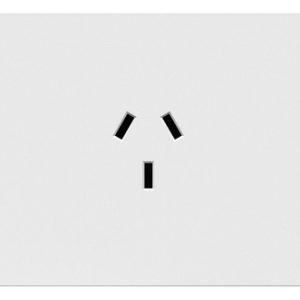 Tomacorriente Milan 1 Toma 10a 250v Color Blanco Macroled Blanco