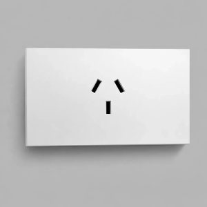 Tomacorriente Toma 20amp Completo Linea Milan Macroled Blanco