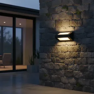 Aplique Bidireccional Exterior Pared 1 Luz Apto Led Ap101