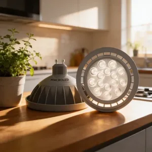 Lampara Led Ar111 15w 220v Dimerizable Macroled 3000k Calida