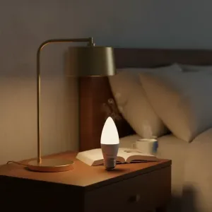 Lámpara Vela Led E27 6w Cálida Macroled Ideal Velador