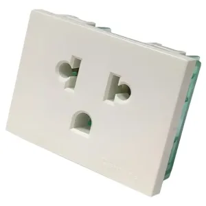 Modulo Toma Euro-americano 250v- 10/15amp Cambre 6912