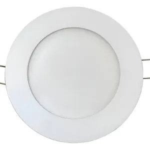 Panel Led Redondo 6w Embutir Blanco Cálido Macroled