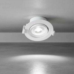 Spot Embutir Blanco Dicro Led 7w Frio Movil Led Incluido