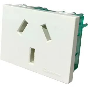 Toma 20 Amp Con Tierra Cambre 6915 Siglo  Xxi / Xxii