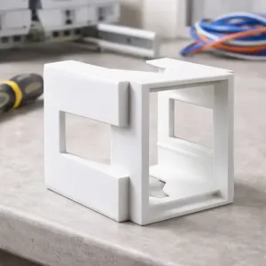 Adaptador Para Riel Din 2 Módulos Cod 6990 Cambre Blanco
