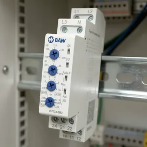 Rele Protector Voltimetrico Trifasico Falta De Fase Din Baw
