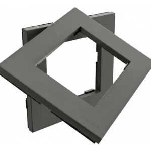 Tapa Y Distanciador Gris Linea Bauhaus Cambre