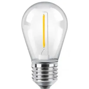 Lampara Filamento Led Gota 1w Calida 2700k E27 Macroled