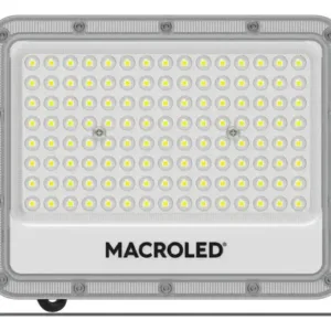Reflector 100w Macroled 14000lm Ip65 Ac100-277v 90o Calido Gris Calido