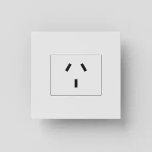 Toma Simple Blanco Mignon 10a Linea Lima Macroled Pack X 10 Blanco
